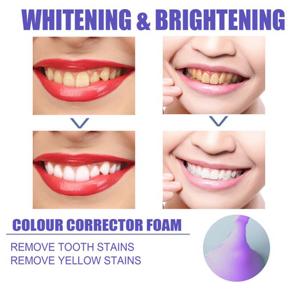 Premium Purple Toothpaste Foam