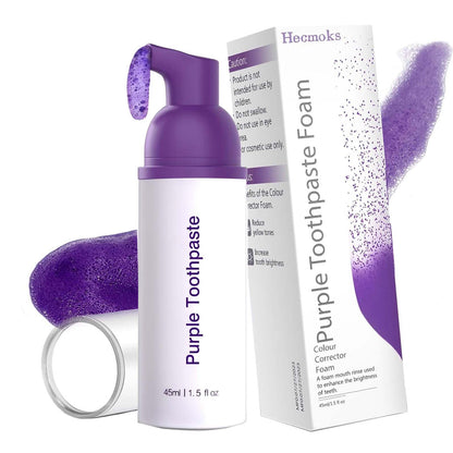Premium Purple Toothpaste Foam
